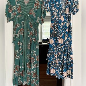 Two Knox Rose Maxi Dresses - Size S